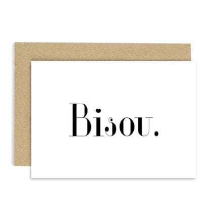 Carte de voeux – Bisou