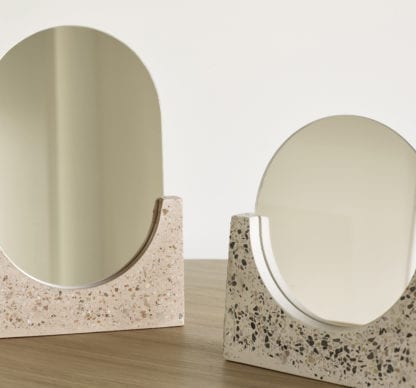 Miroir de table – Terrazzo rose