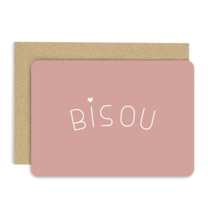 Carte de voeux – Bisou