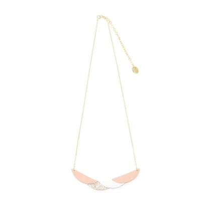 Collier Elbe – Nude & Pailettes