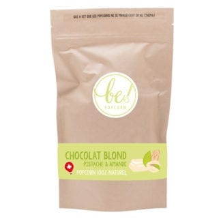 Popcorn - Chocolat blond, Amande & Pistache