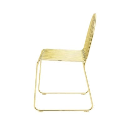 Chaise - Métal doré