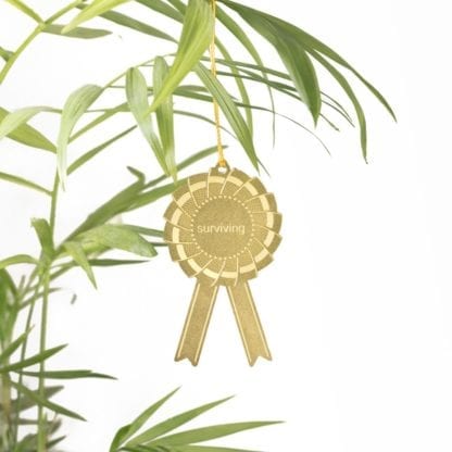 Déco pour plante - Médaille Surviving