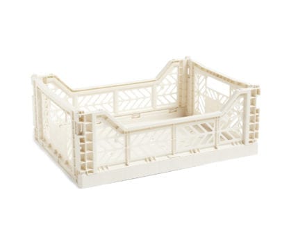 Caisse de rangement M - Blanc cassé
