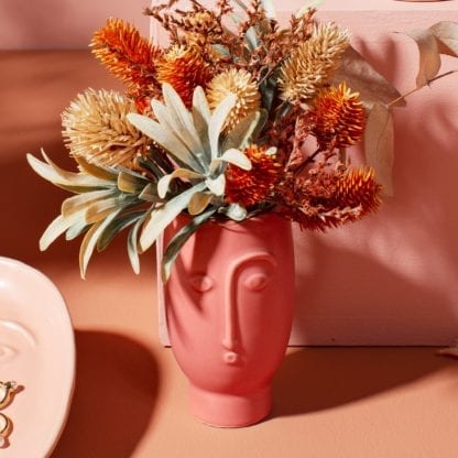 Vase mini - Visage rouge