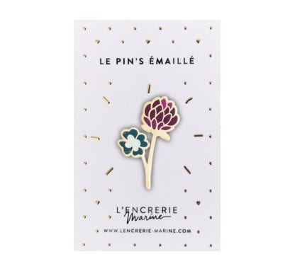 Pin’s émaillé – Fleur de trèfle