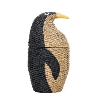 Panier osier - Pingouin