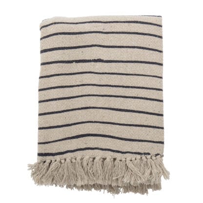 Plaid - Beige rayé