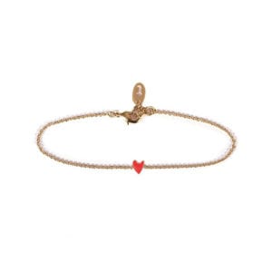 Bracelet Grant – Cœur rouge
