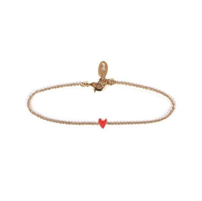 Bracelet Grant – Cœur rouge