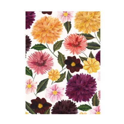 Carnet – Fleurs dahlias