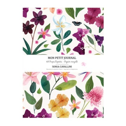 Carnet – Fleurs exotiques