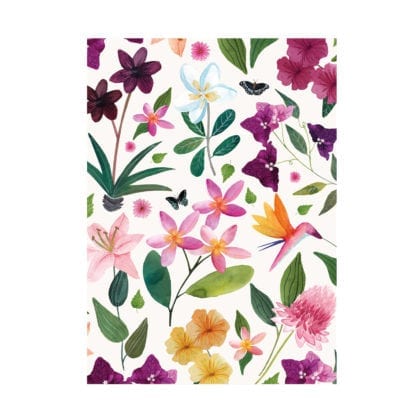 Carnet – Fleurs exotiques