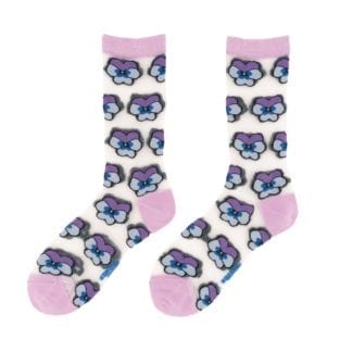 Chaussettes - Pensées