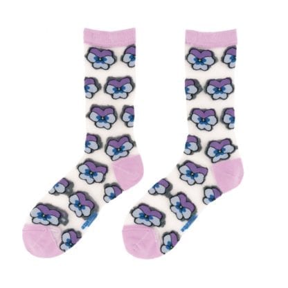 Chaussettes - Pensées