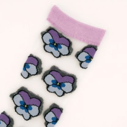Chaussettes - Pensées