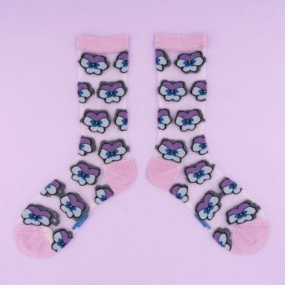 Chaussettes - Pensées