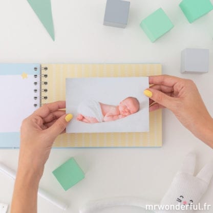 Album photo - Bébé bleu