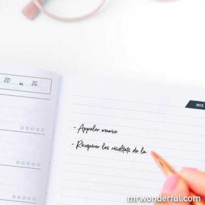Cahier semainier - Ça, c'est bon