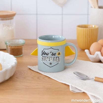 Mug avec cape - Super dad