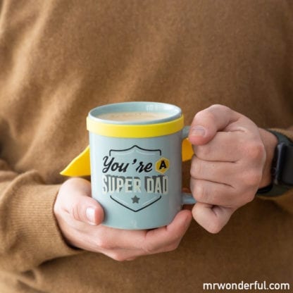 Mug avec cape - Super dad