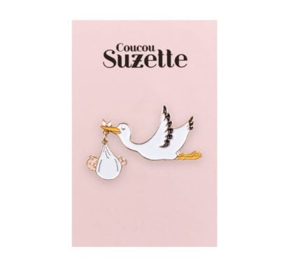 Pin’s – Bébé & Cigogne