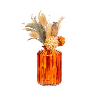 Vase en verre mini - Ambre (b)