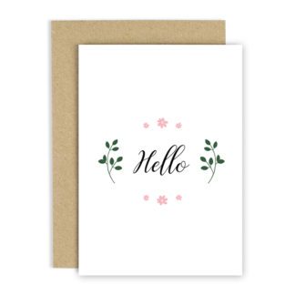 Carte de voeux – Hello