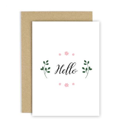 Carte de voeux – Hello