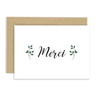 Carte de voeux – Merci