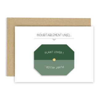 Carte de voeux – Plant Lover/Killer