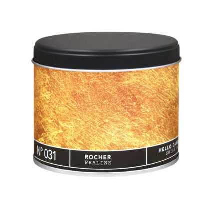 Bougie M – Rocher praliné