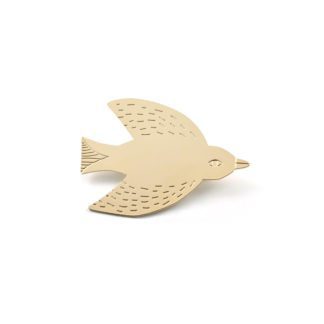 Broche - Oiseau doré