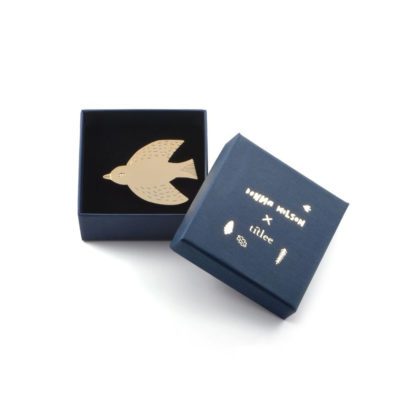 Broche - Oiseau doré
