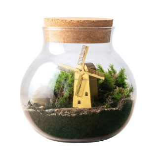 Déco pour terrarium - Mini moulin à vent