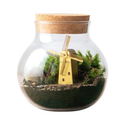 Déco pour terrarium - Mini moulin à vent