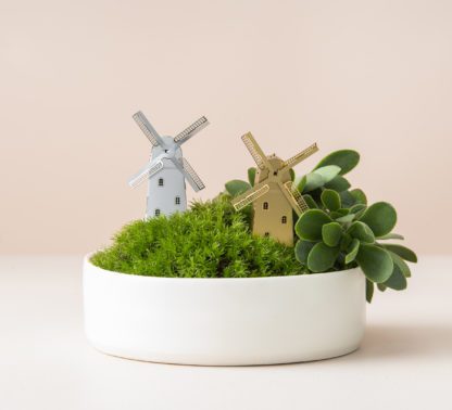 Déco pour terrarium - Mini moulin à vent