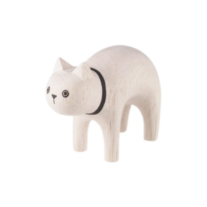 Figurine Pole Pole - Chat blanc