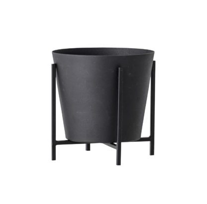 Cache-pot mini sur pied - Noir M