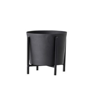 Cache-pot mini sur pied - Noir S