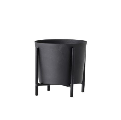 Cache-pot mini sur pied - Noir S