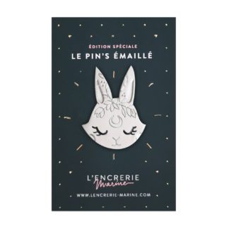 Pin’s émaillé – Lapin lunaire