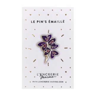 Pin’s émaillé – Feuilles d'oxalis