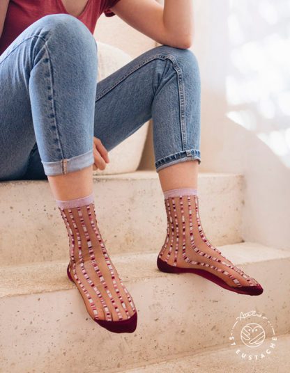 Chaussettes - Fucino rose