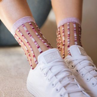 Chaussettes - Fucino rose