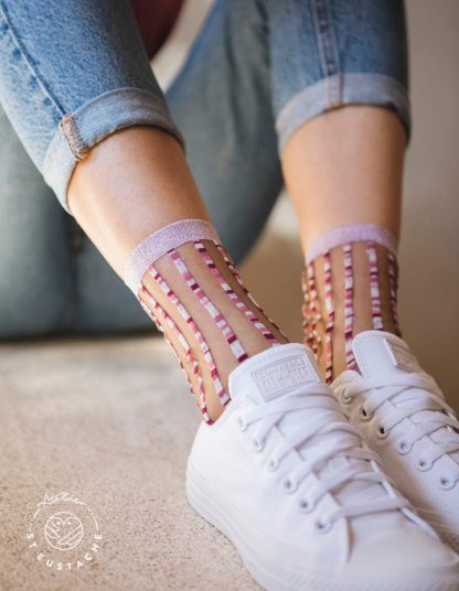 Chaussettes - Fucino rose