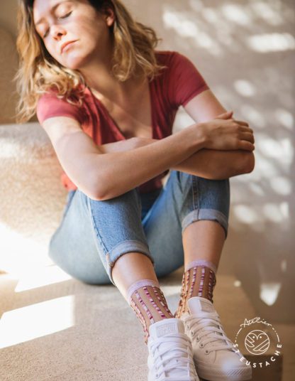 Chaussettes - Fucino rose