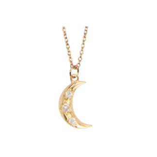 Collier Lune – Aimé blanc