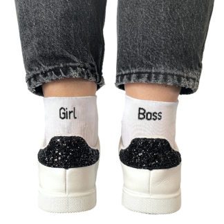 Chaussettes dépareillées - Girl Boss