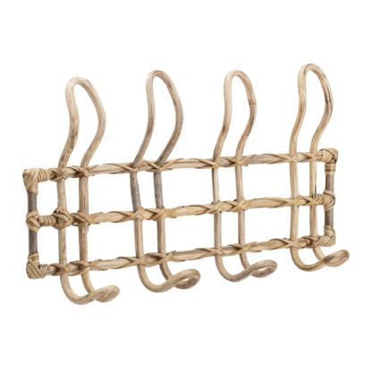 Porte-manteau en rotin